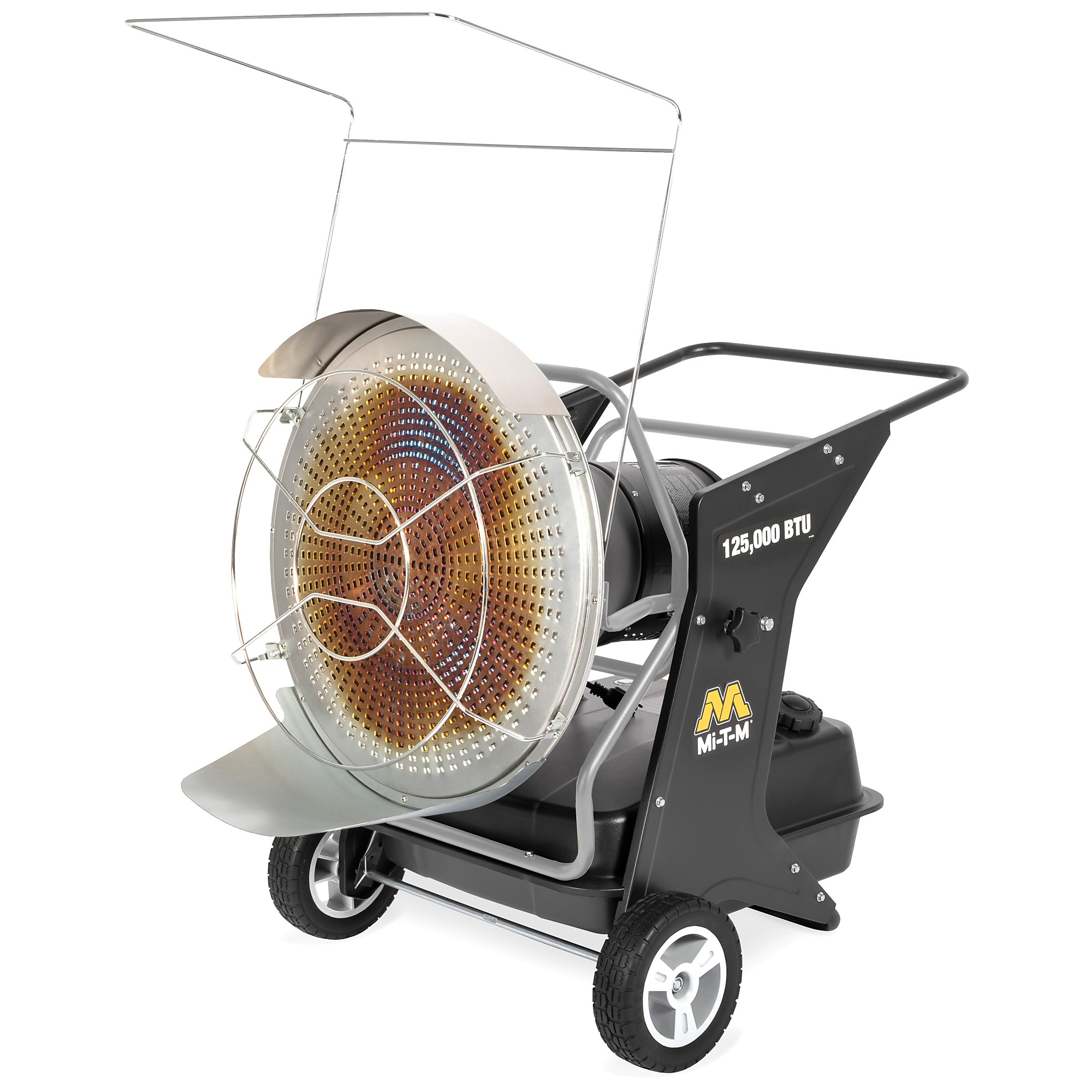 Mi-T-M, Kerosene Radiant Heater, 125,000 BTU, 3,125 sq. ft. Heating Area, Model# MHR-0125-0M10
